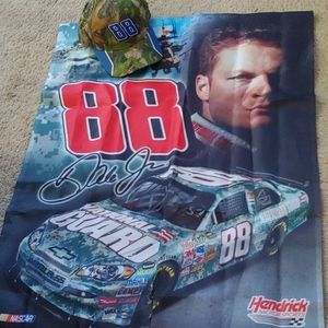 Dale Earnhardt flag /hat
